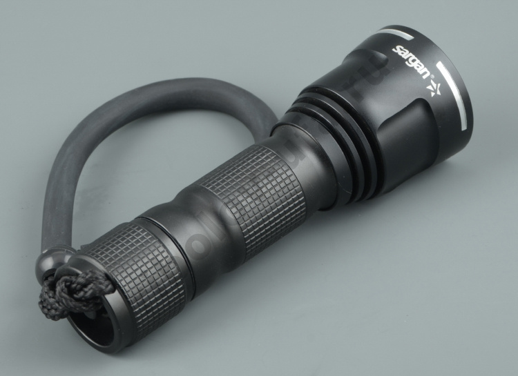 Фонарь подводный Sargan Гриф 600 люмен, алюминиевый корпус, аккумуляторный, широкоугольный