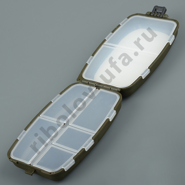 Коробка СЧ-5 для блесен и мормышек с изолоном (7 отд)(145x87x46мм) Три Кита