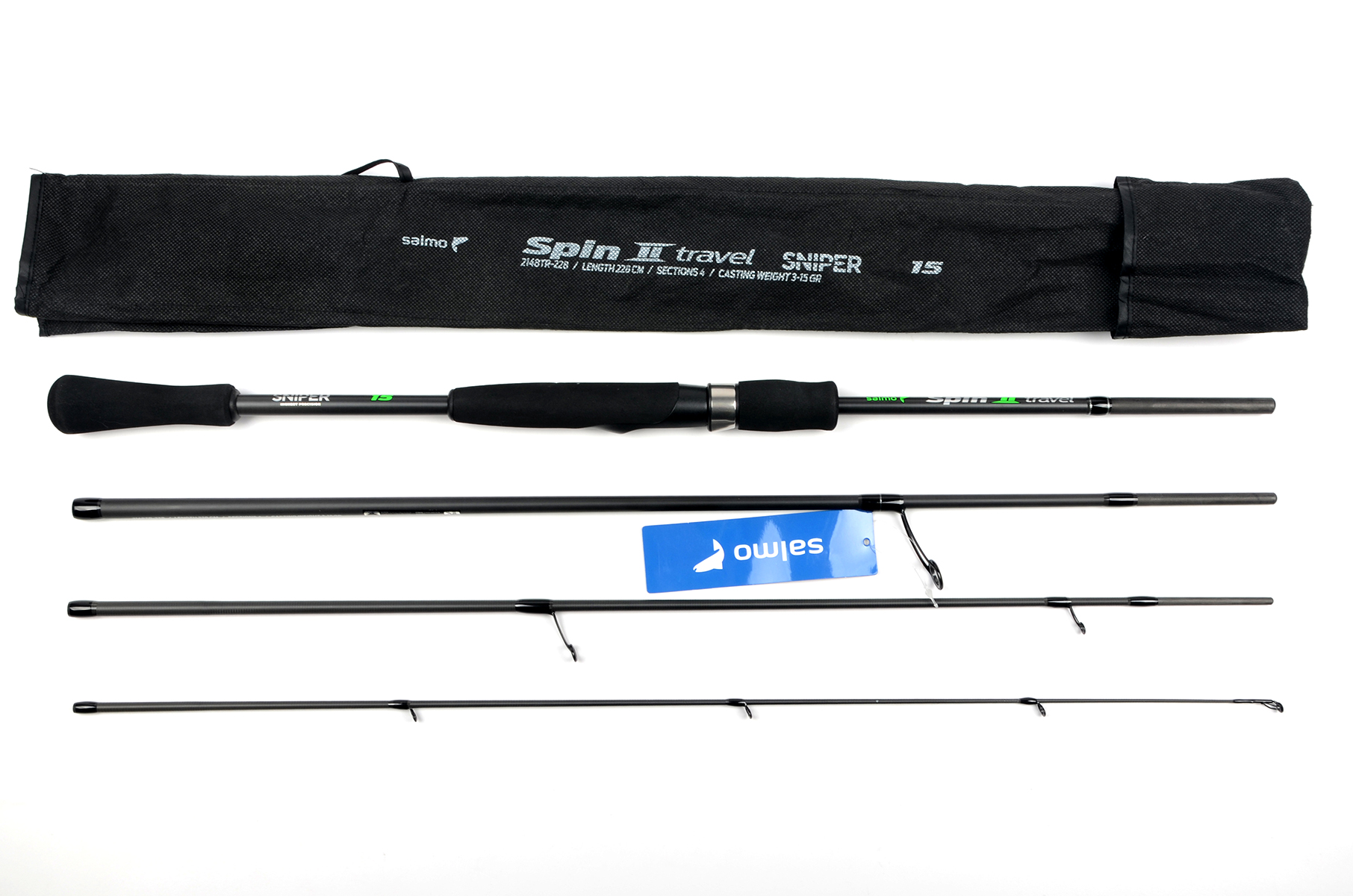 Спиннинг Salmo Sniper Spin II Travel 15  2,28м (3-15)