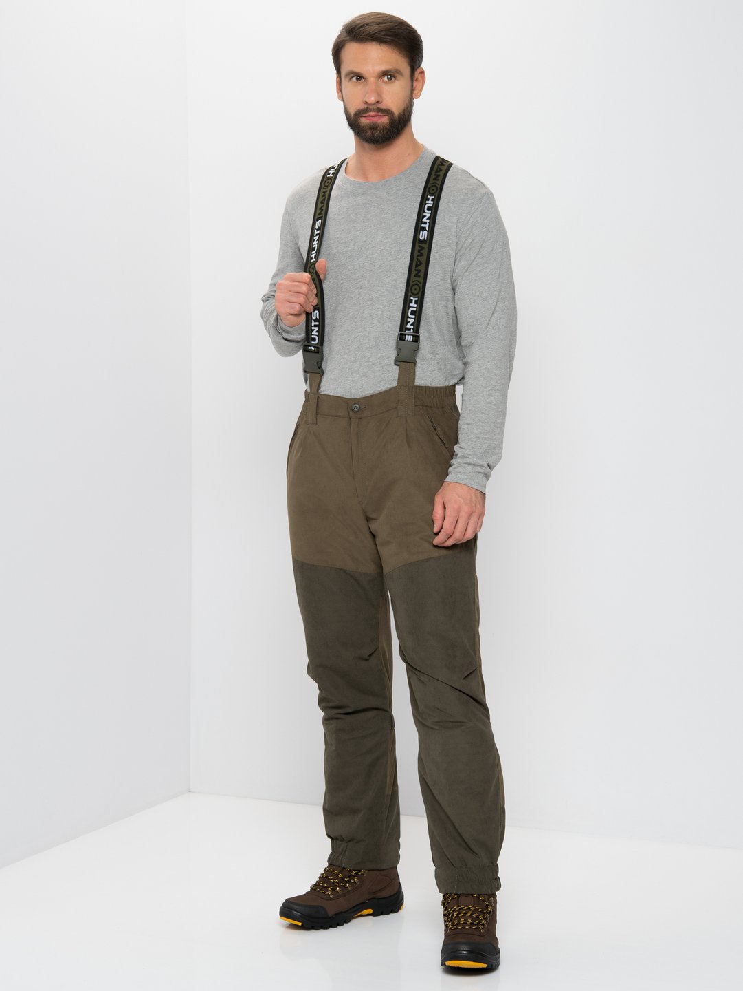 Костюм демис. Huntsman Горка Люкс цв. Хаки ткань Исландия р. 48-50 рост 170-176