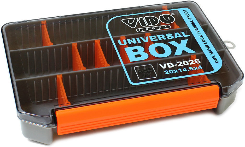 Коробка Vido для приманок VD-2026 Universal Box, размер 20х14.5х4 см