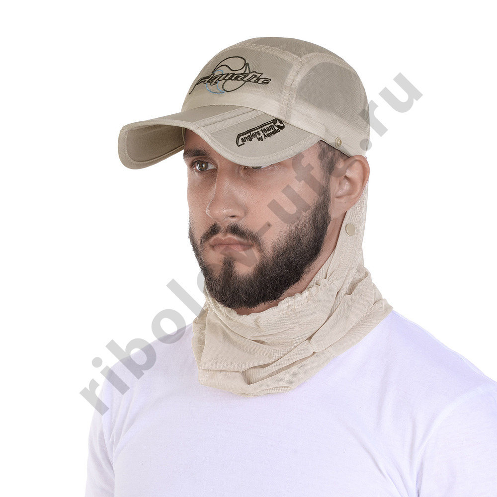 Кепка Aquatic KA-18Б складная с антимоск.бафом цв.бежевый