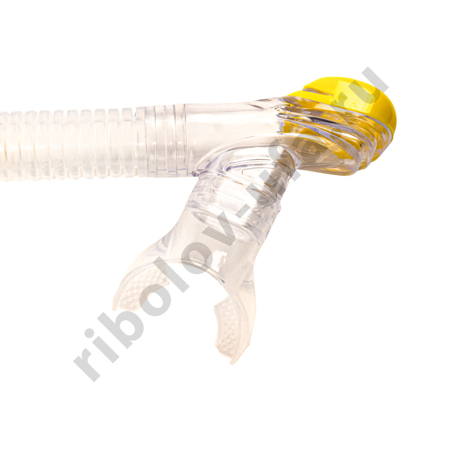 Трубка Scorpena K2 c двумя клапанами, желтая