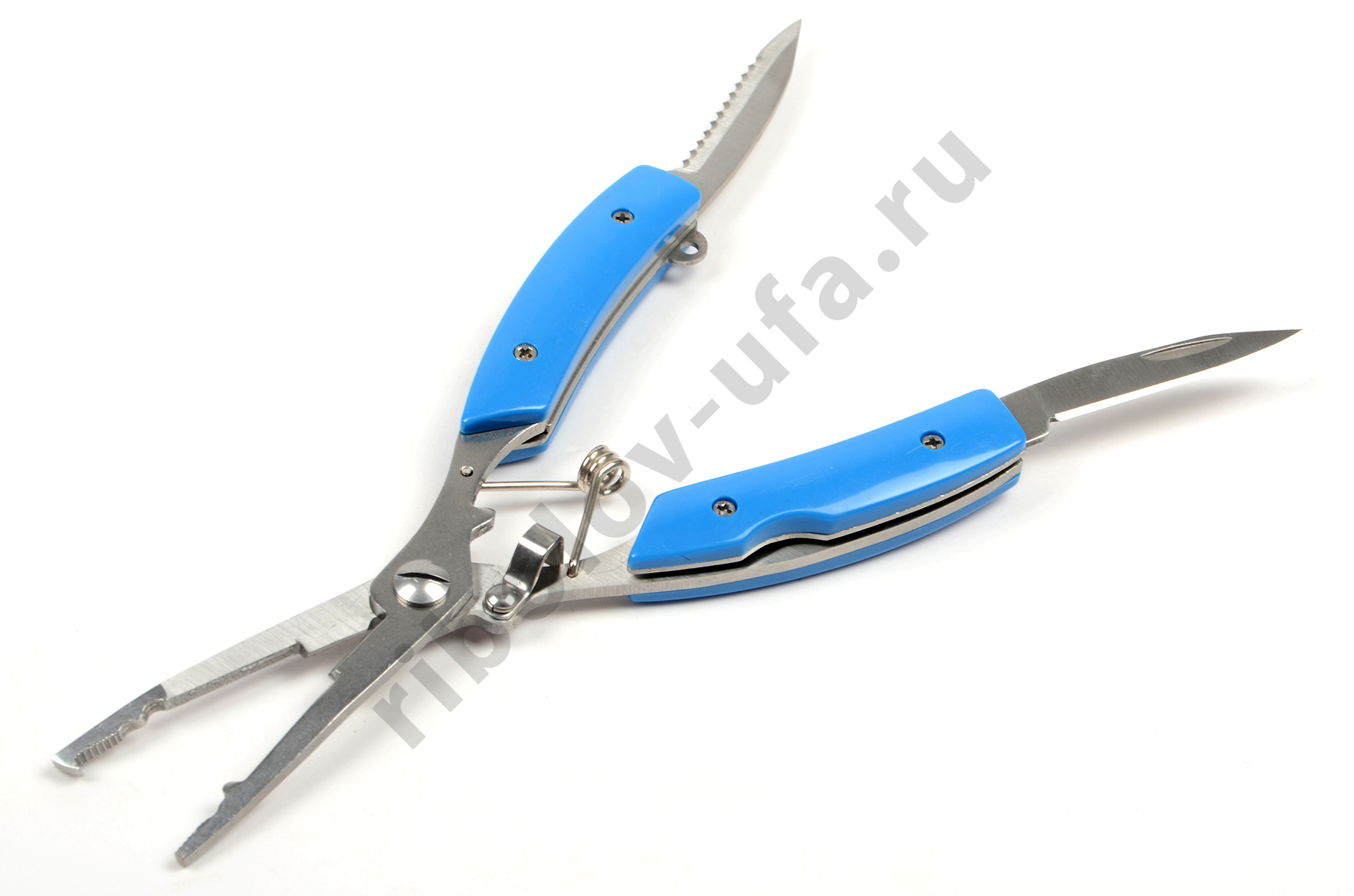 Инструмент рыболова Grfish Multifunction Plier #102, 16см./123гр., ручка синяя