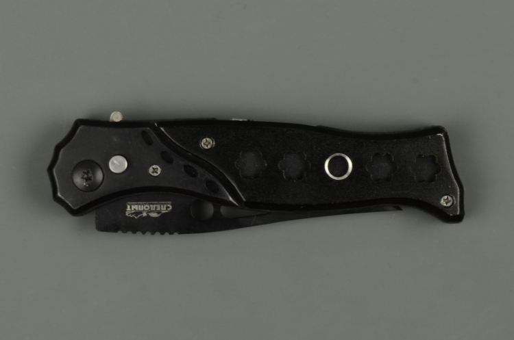 Нож туристический Следопыт с фонариком, дл.клинка 88мм (в чехле) PF-PK-06