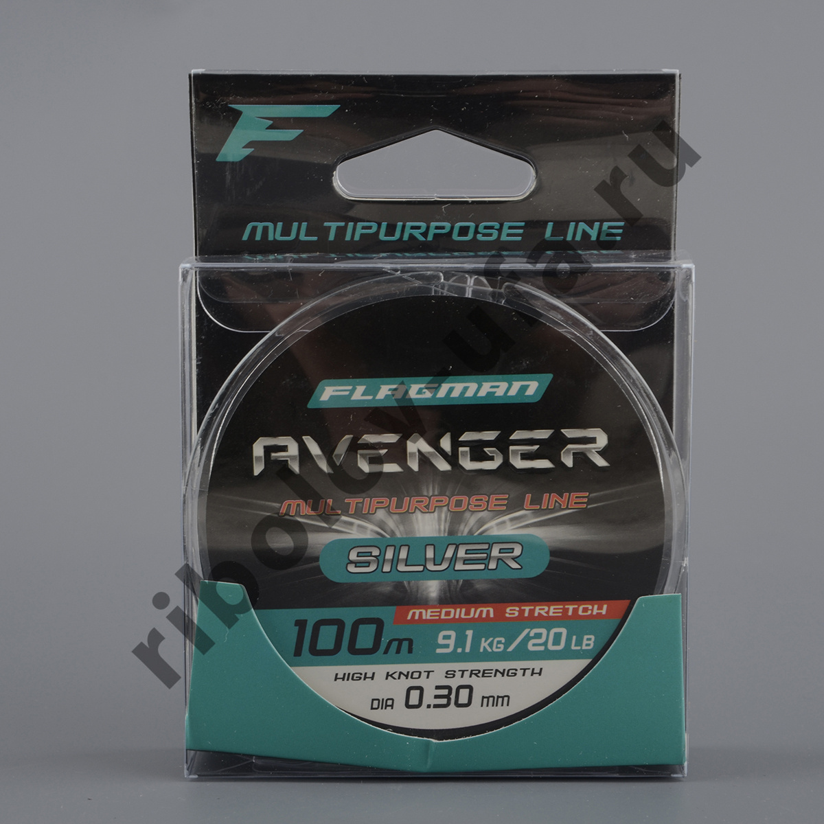 Леска Flagman Avenger Silver Line 100м, 0.30мм, 9.1кг