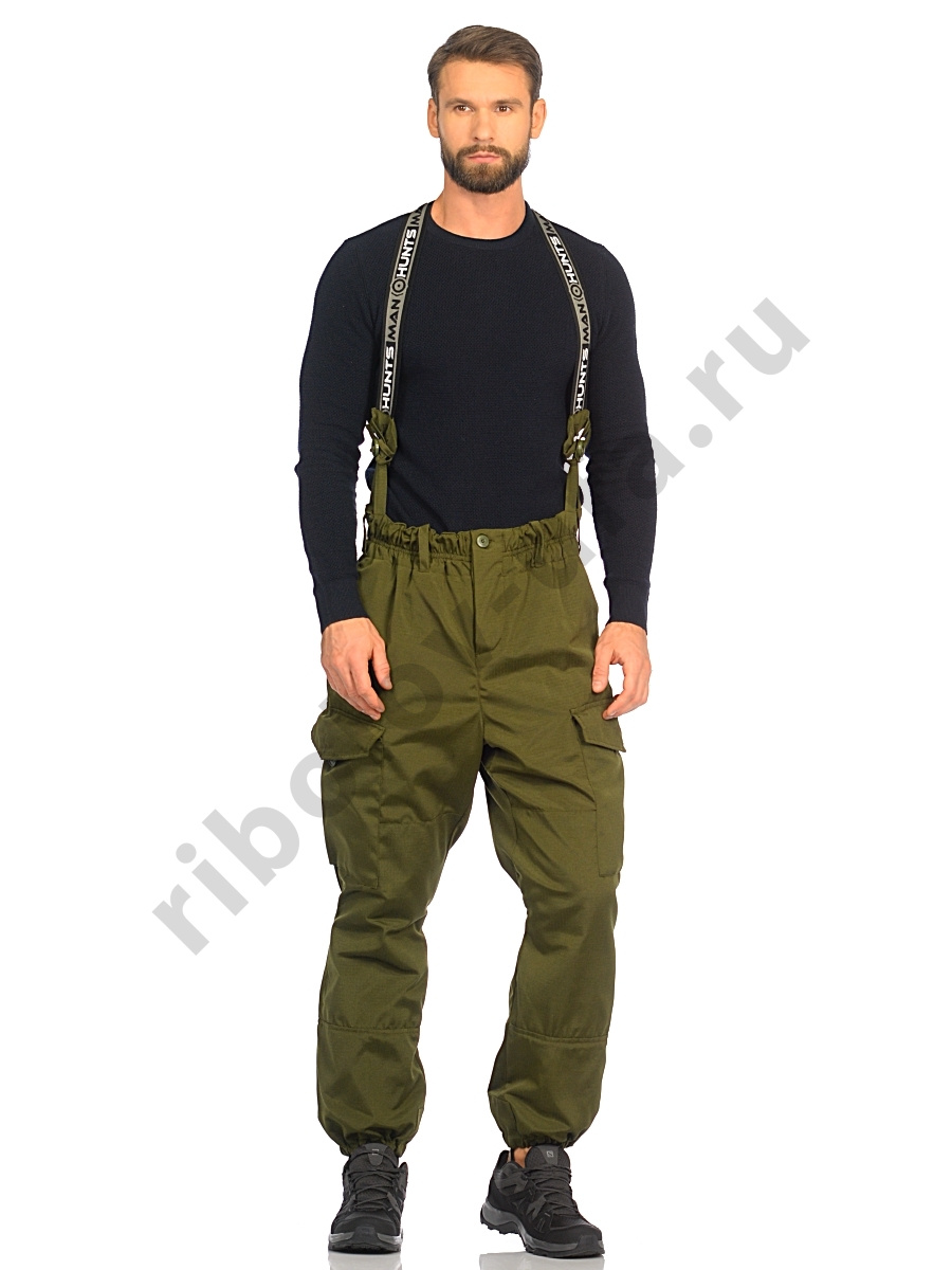 Костюм демисезон. Huntsman Горка-5 цв. Хаки ткань Смесовая Рип-Стоп р. 48-50 рост 170-176 на молнии