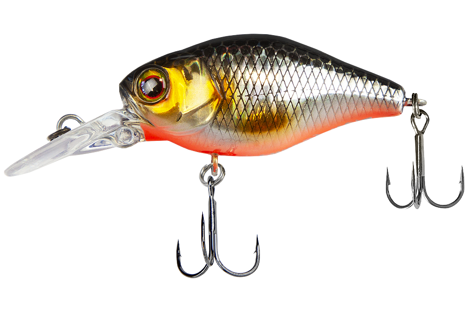 Воблер Jackall Chubby 38 MR дл. 3.8 см, гл. 0-1.0 м, 4.2 гр., цв. hl silver & black