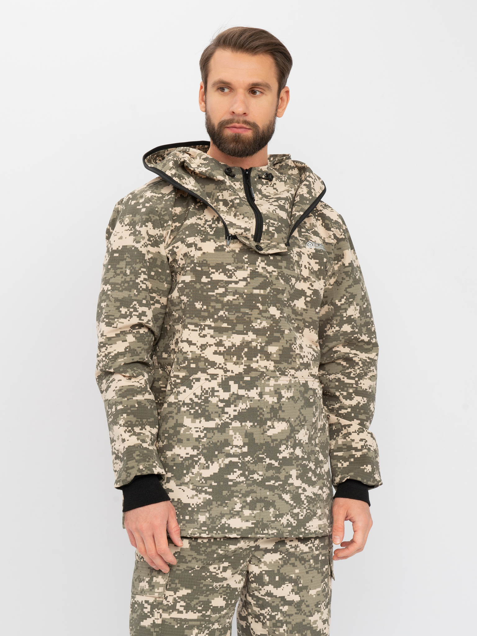 Костюм летний Антигнус-Эконом ткань Смесовая Рип-Стоп цвет 128/2 св.пиксель р.52-54, рост 182-188