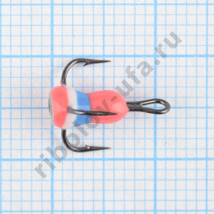 Тройник с 3D каплей Bravo Fishing №14-109P (Mustad)  (10шт/уп)