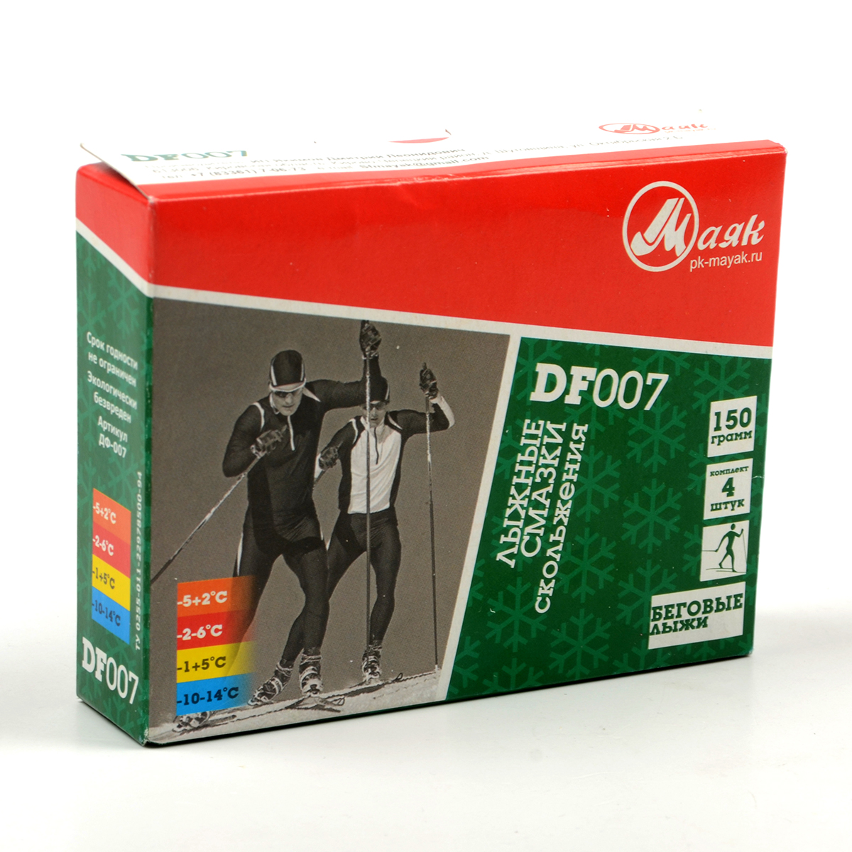 Лыжная смазка скольжения, фторсодержащие, 150 г (ком. из 4шт)
