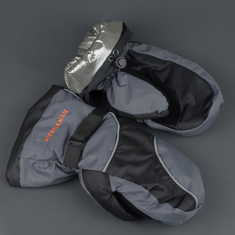 Варежки Huntsman Siberia цв.Серый/Черный, ткань Breathable 