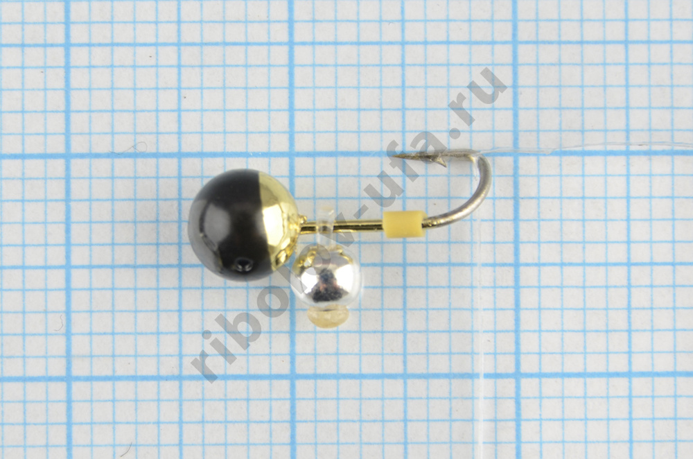 Мормышка литая Marlins Шар 5мм (0,69гр) бусина золото-серебро 7000-323