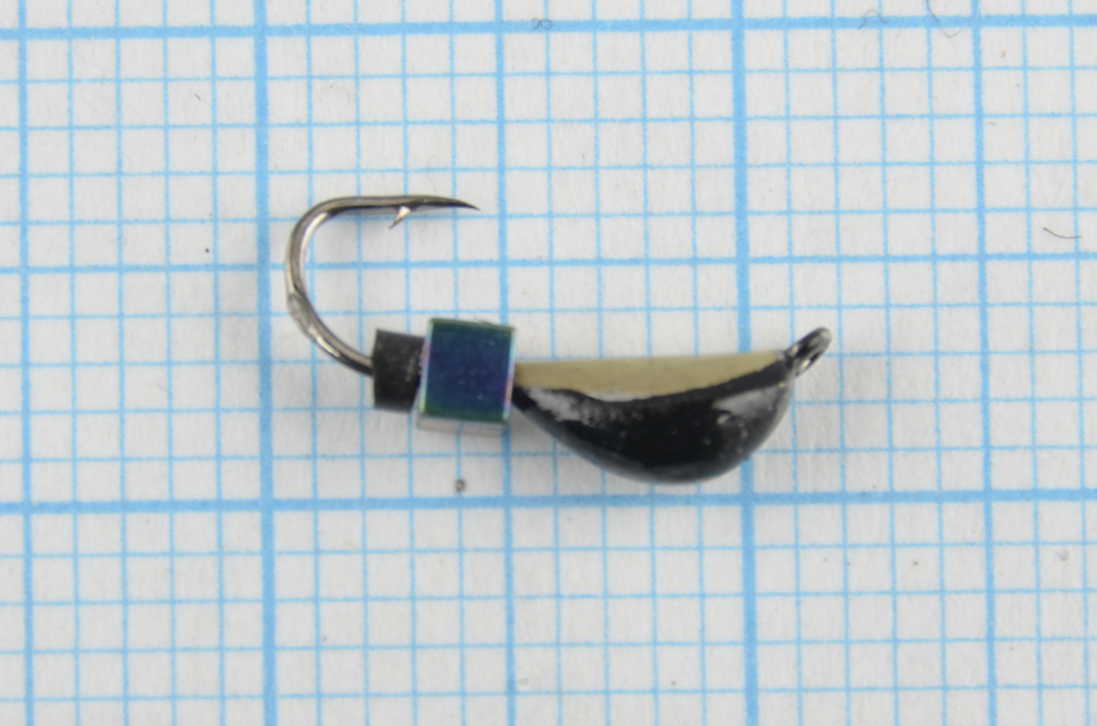 Мормышка вольфрам. Санхар Малек №1 кубик хамелеон хамелеон, латунь (10 шт/уп)