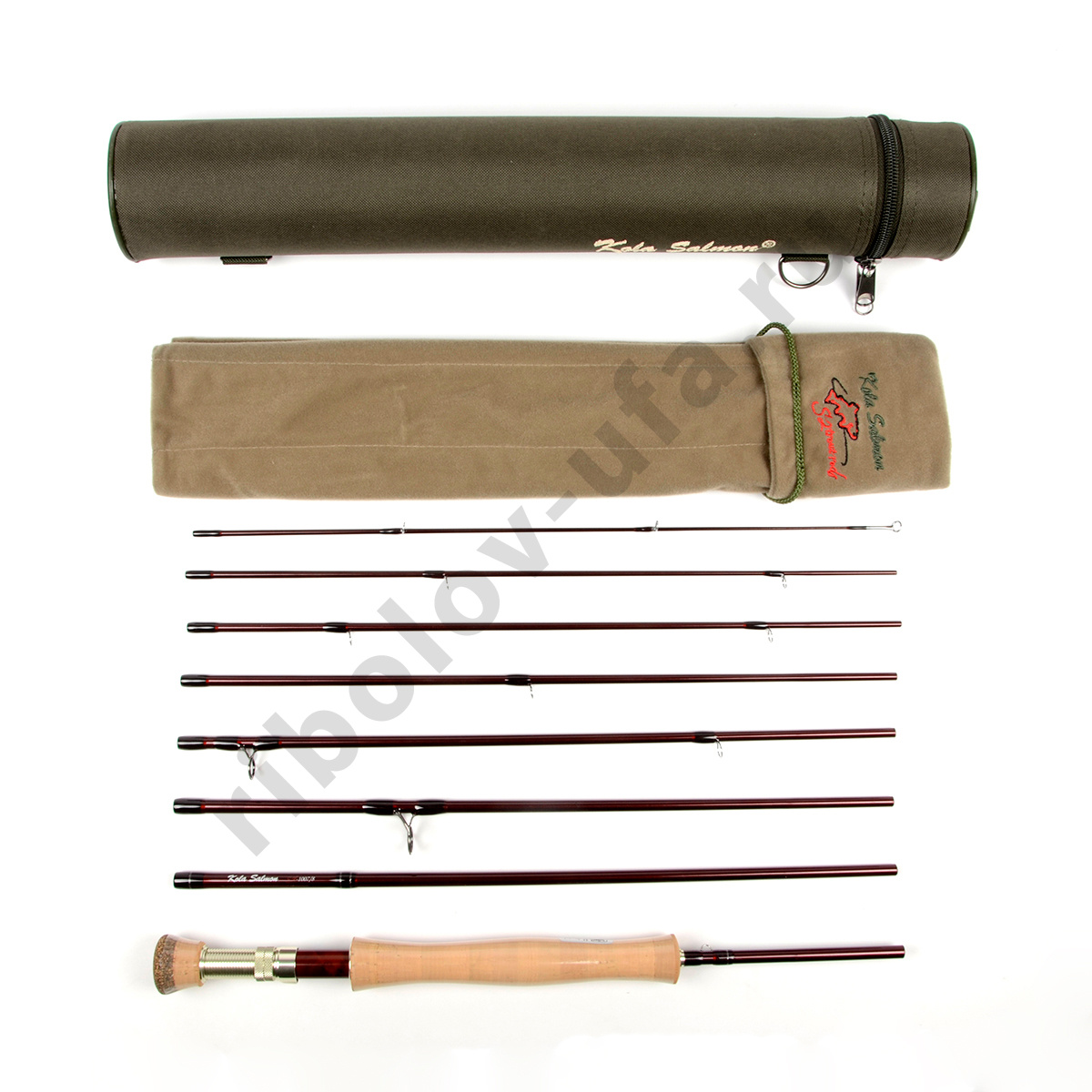 Удилище нахлыстовое (одноручное) Kola Salmon S2-t #7 10'0" 8 колен 1007/8 новая рукоять (в тубусе)