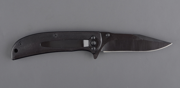 Нож складной Kosadaka N-F28B 16/9.0 см, 110 гр., черная рукоятка