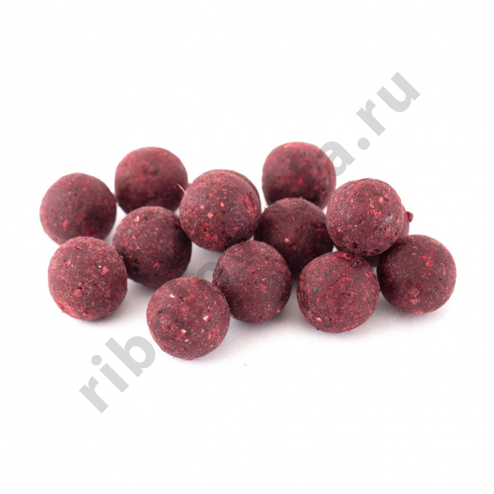 Бойлы GBS Baits тонущие насадочные 20мм 1кг Strawberry Клубника