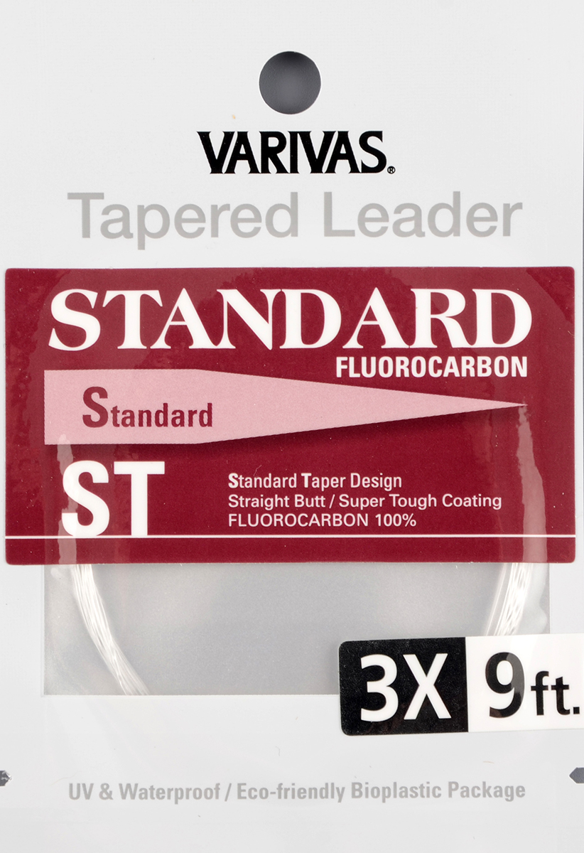 Подлесок конусный флюорокарбон Varivas Tapered Leader Standard Fluorocarbon  9 ft 3X