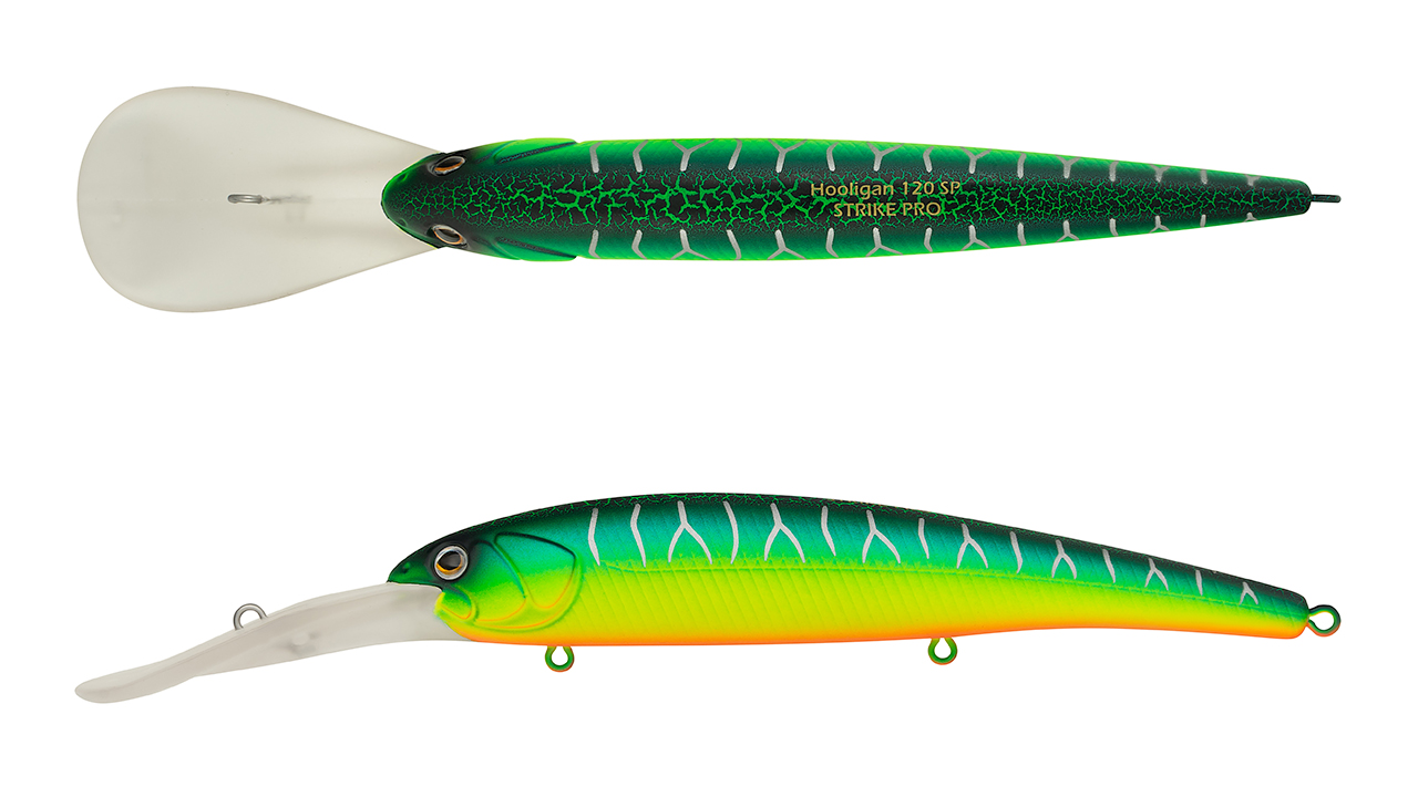 Воблер Strike Pro Hooligan Deep Diver 120 плав. 20.9гр. загл.(6-8м) кр.Owner EG-220L#A223S-RP