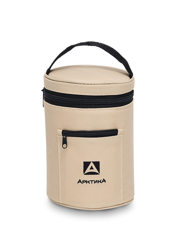 Термос Арктика 306-800А с широким горлом 1,0л в чехле цв. зеленый 