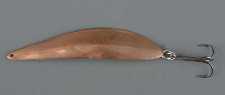 Зимняя блесна Тюлька большая золото/медь (16 гр)