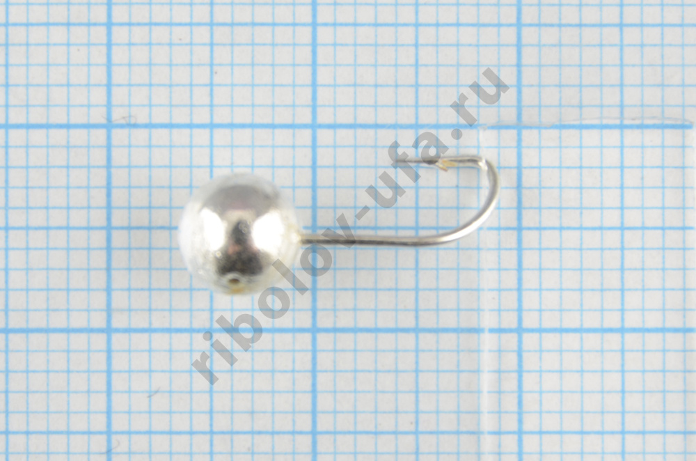 Мормышка литая Marlins Шар 6мм (1.22гр) кр. Crown серебро 7000-402