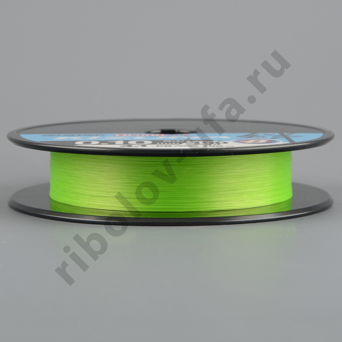 Шнур плетёный Owner Kizuna Broad PE X8 135m chartreuse 0,10mm, 4,1kg