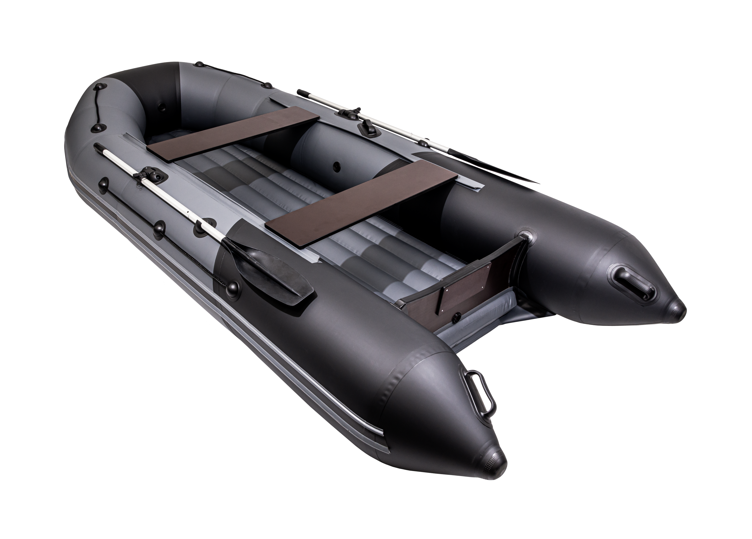 Лодка Таймень NX 3600 НДНД PRO MAX графит/черный