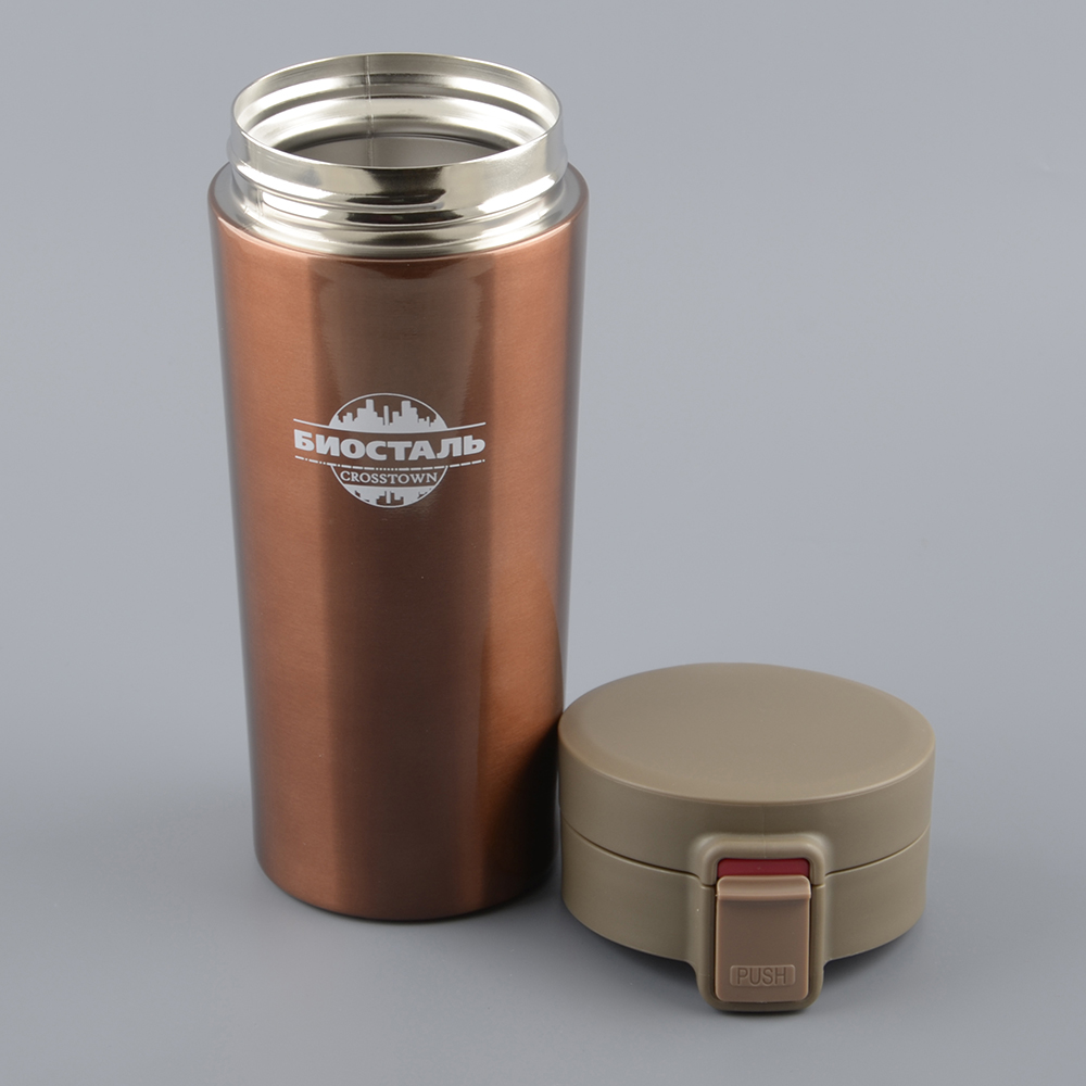 Термос-кружка Biostal- Crosstown 0,4л. цв.Античная бронза (NMT-400B)