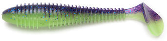 Силиконовая приманка Keitech Swing Impact Fat 3.3 in 8,4см 5,6гр (7шт/уп) PAL# 06 Violet Lime Belly
