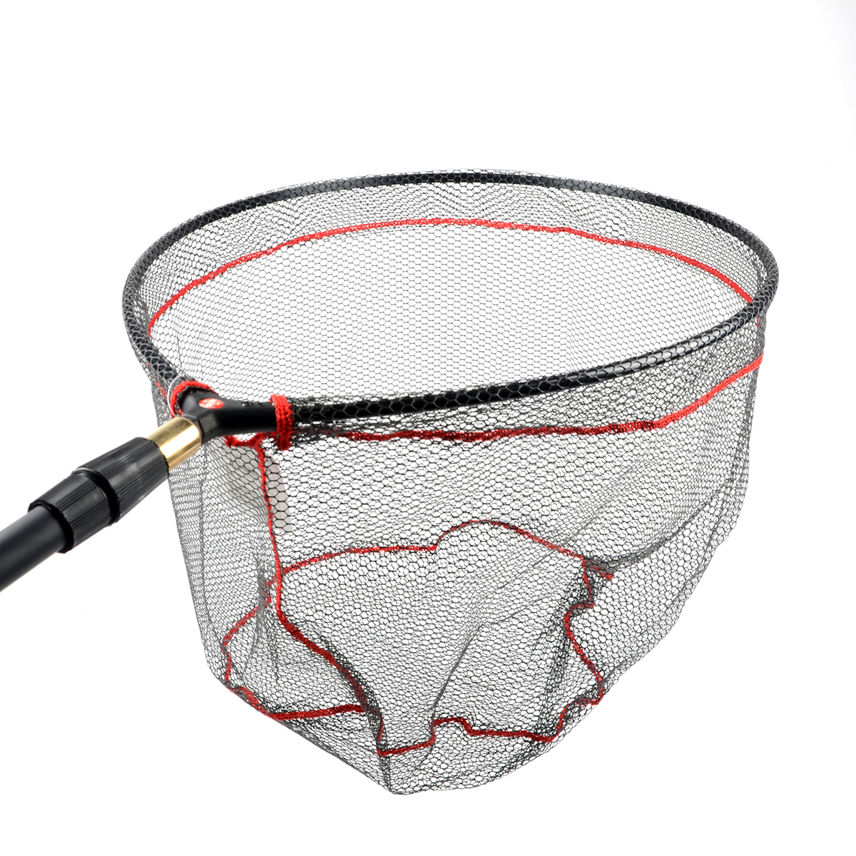 Подсачек Namazu складной телескопич. Pro NoKnot Net PVC, L-200см, овальный обод 55х45см