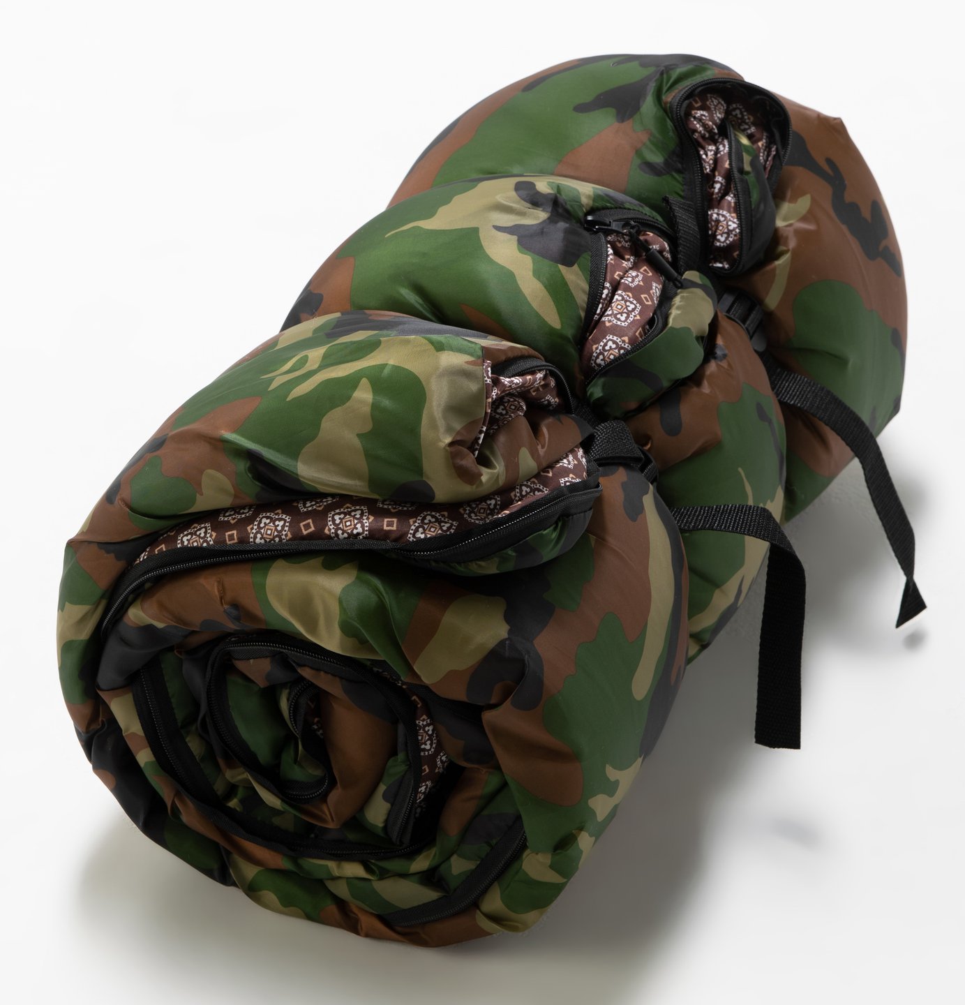 Спальник Huntsman Аляска  -10 С, 250*90см цв.КМФ тк.Таффета 
