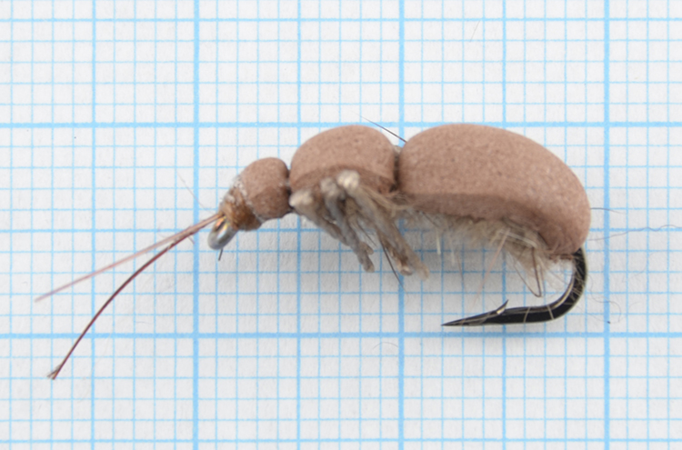 Мушка Майский жук коричневый (1)