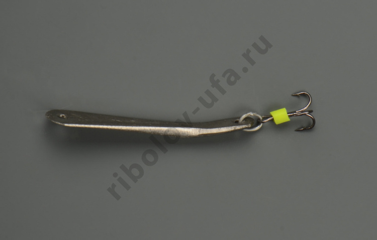 Блесна зимняя Белая река Планер 3гр никель