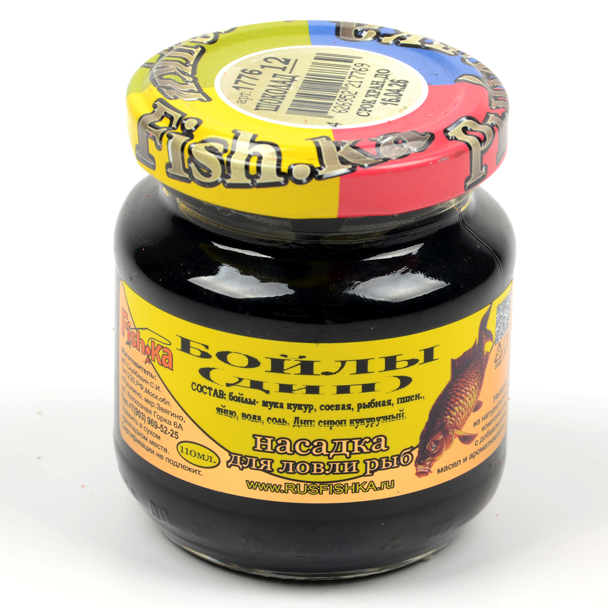 Бойлы Fish.ka (дип) Шоколад 12мм, 110мл