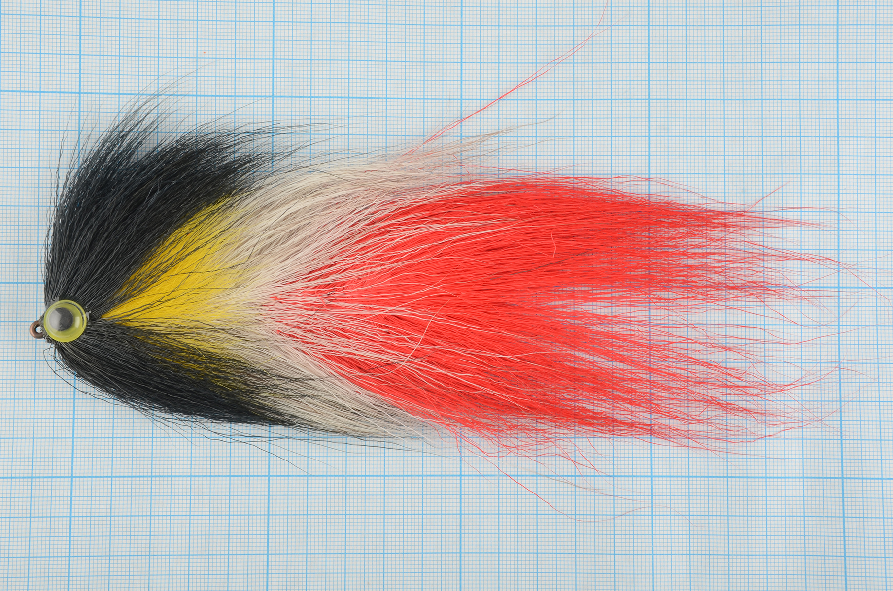 Стример Стримера НН Щука на винной пробке, таймень, кр 12/0, 200мм, Олень (бактейл), перья цв. 48