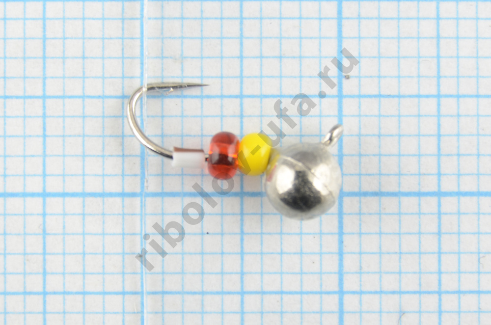 Мормышка вольфрам Bravo Fishing Шар с ушком 4.0 мм 0.65 гр Ni