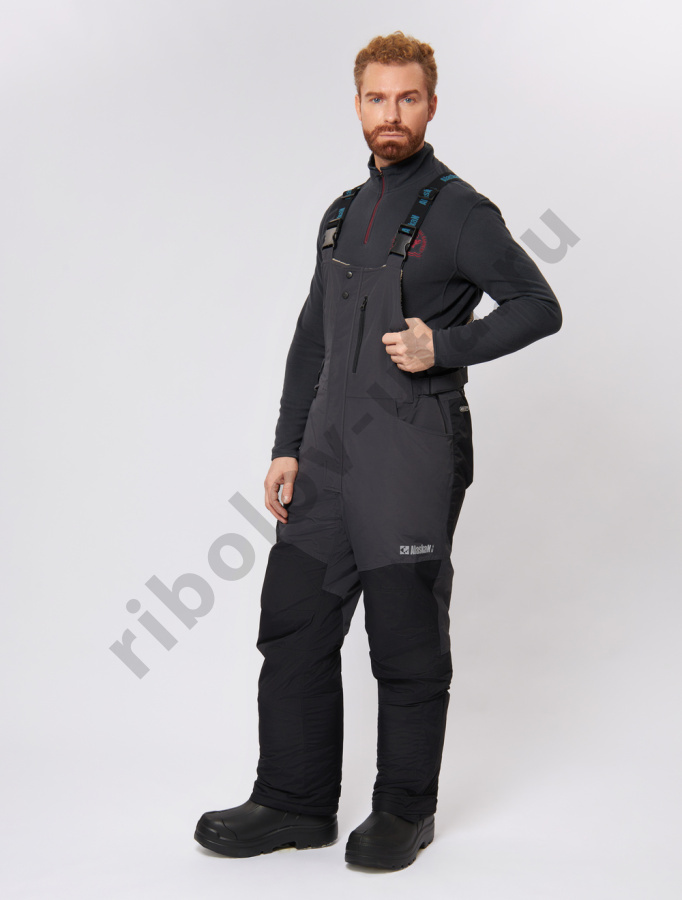 Костюм зимний Alaskan Dakota Stream (куртка+комбинезон) мор.волн/сер/черн. р. M (РР)