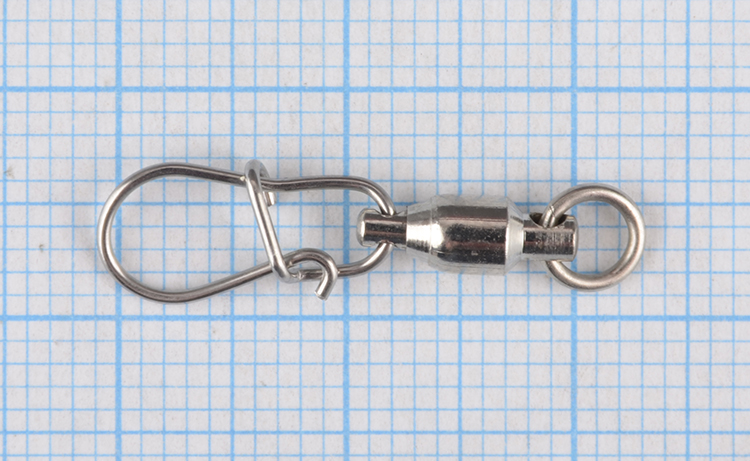 Вертлюг с карабином Gt-Bio Hyper swivel&snap # 1 16.1кг