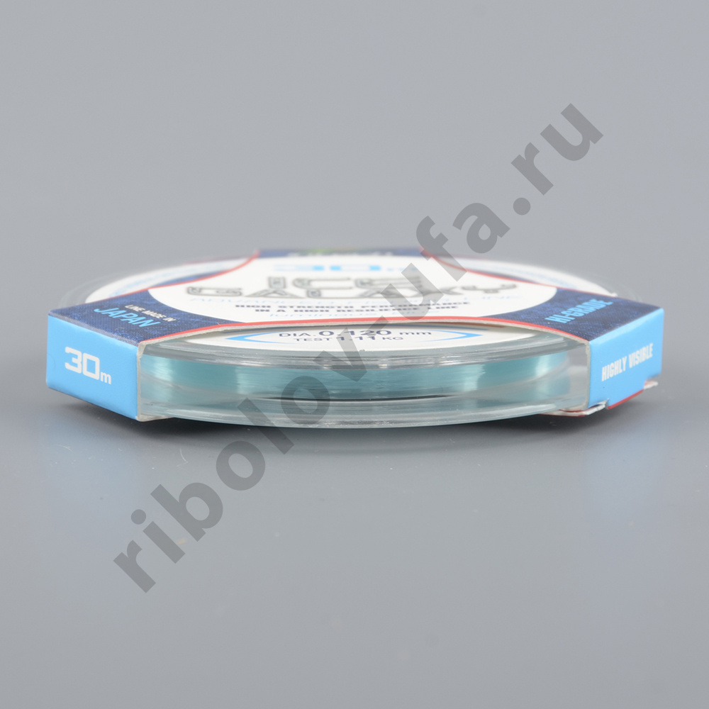 Леска Intech Ice Galaxy 30м 0,095мм 0,73кг голубая
