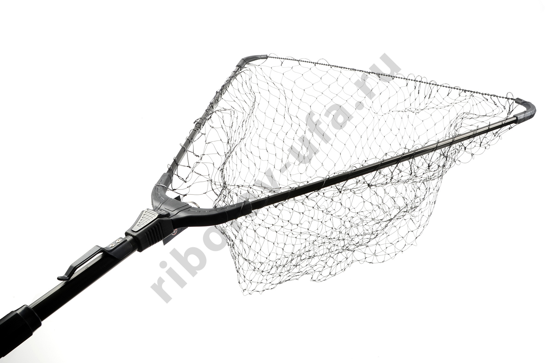 Подсачек Grfish телескоп. Delux,  2,3м, 70х70см, ал.блок, нейлон, яч.30мм