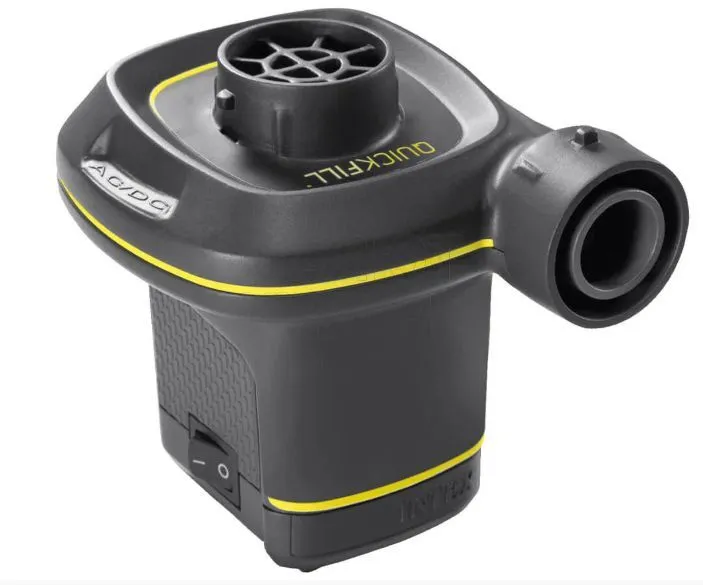 Насос электрический Intex для накачивания от сети 220/12В, комплект 3 насадки, 650л/мин