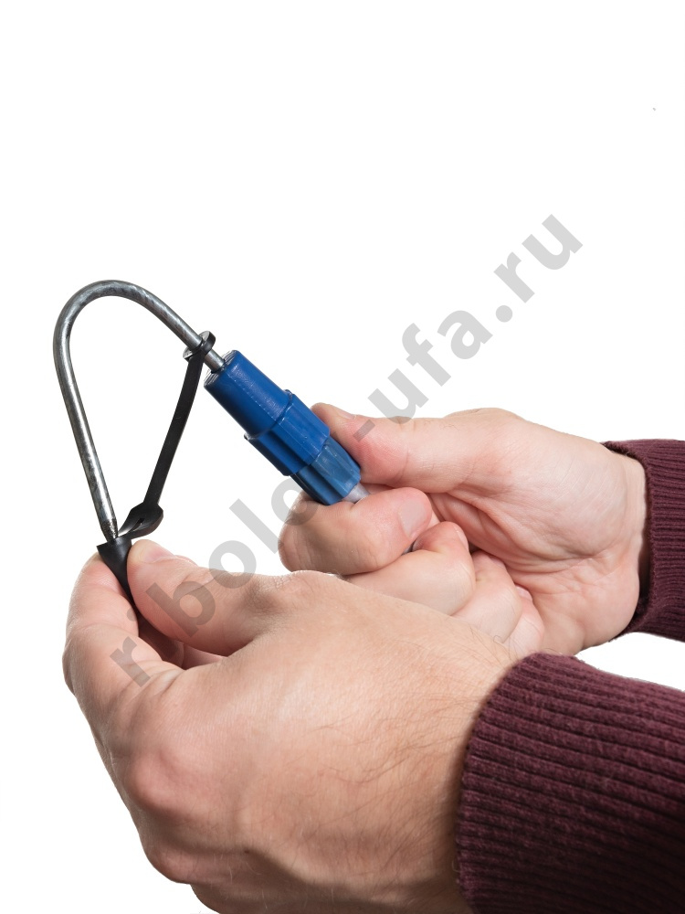 Багор Три Кита телескопич. алюминевый с пластм. ручкой