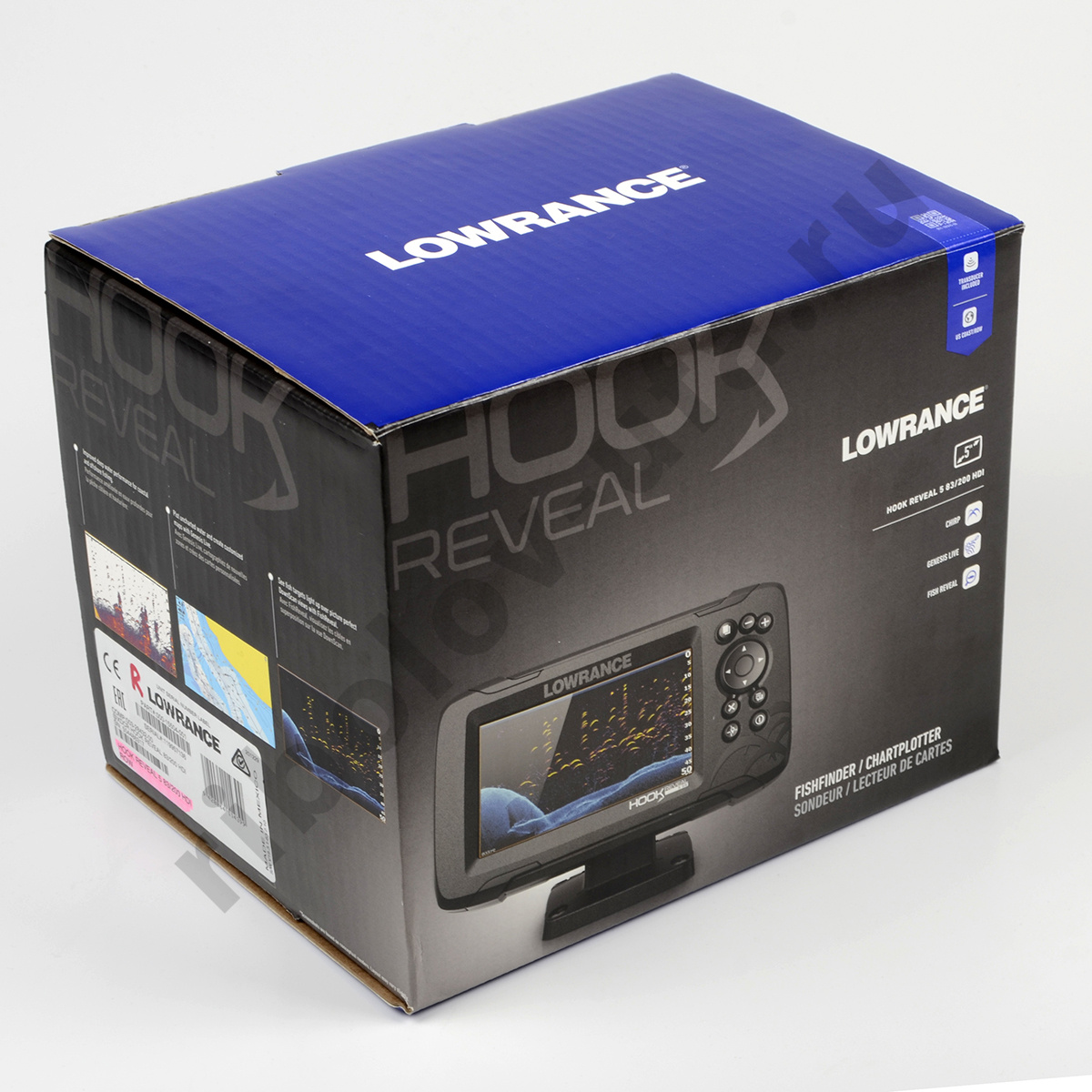 Эхолот-картплоттер Lowrance Hook Reveal 5 83/200 HDI