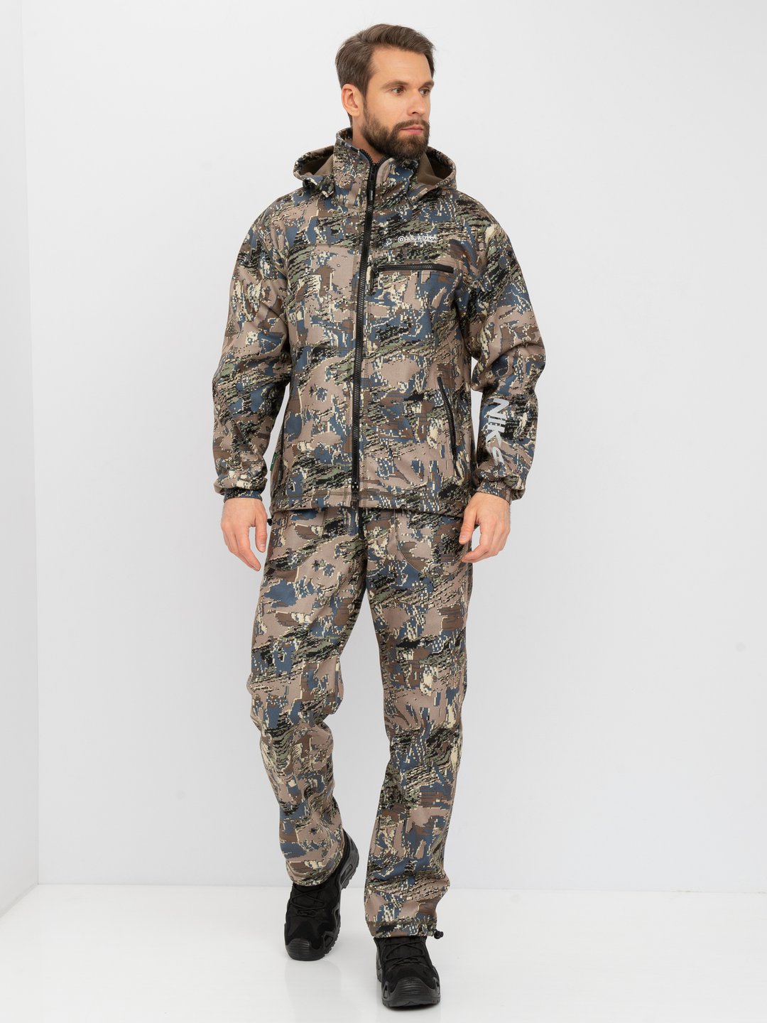 Костюм демисезон. Huntsman Никс-Люкс цв. Лабиринт ткань Alova windblock р. 52-54 рост 182-188