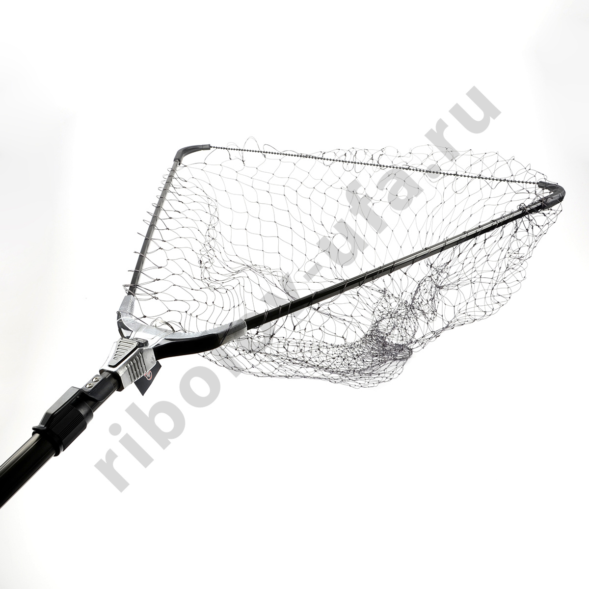 Подсачек Grfish телескоп. Titan,  2,1м, ал. блок, 70х70см, нейлон, яч.30мм