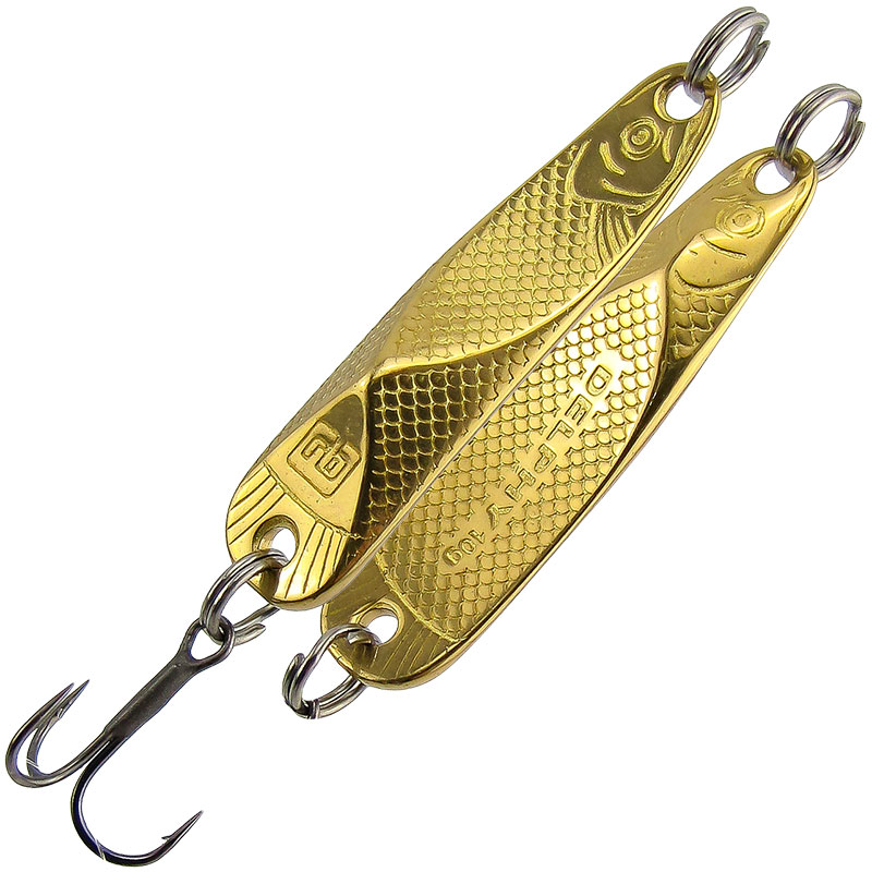 Блесна Русская блесна Делфи 10гр - 02 латунь/лак