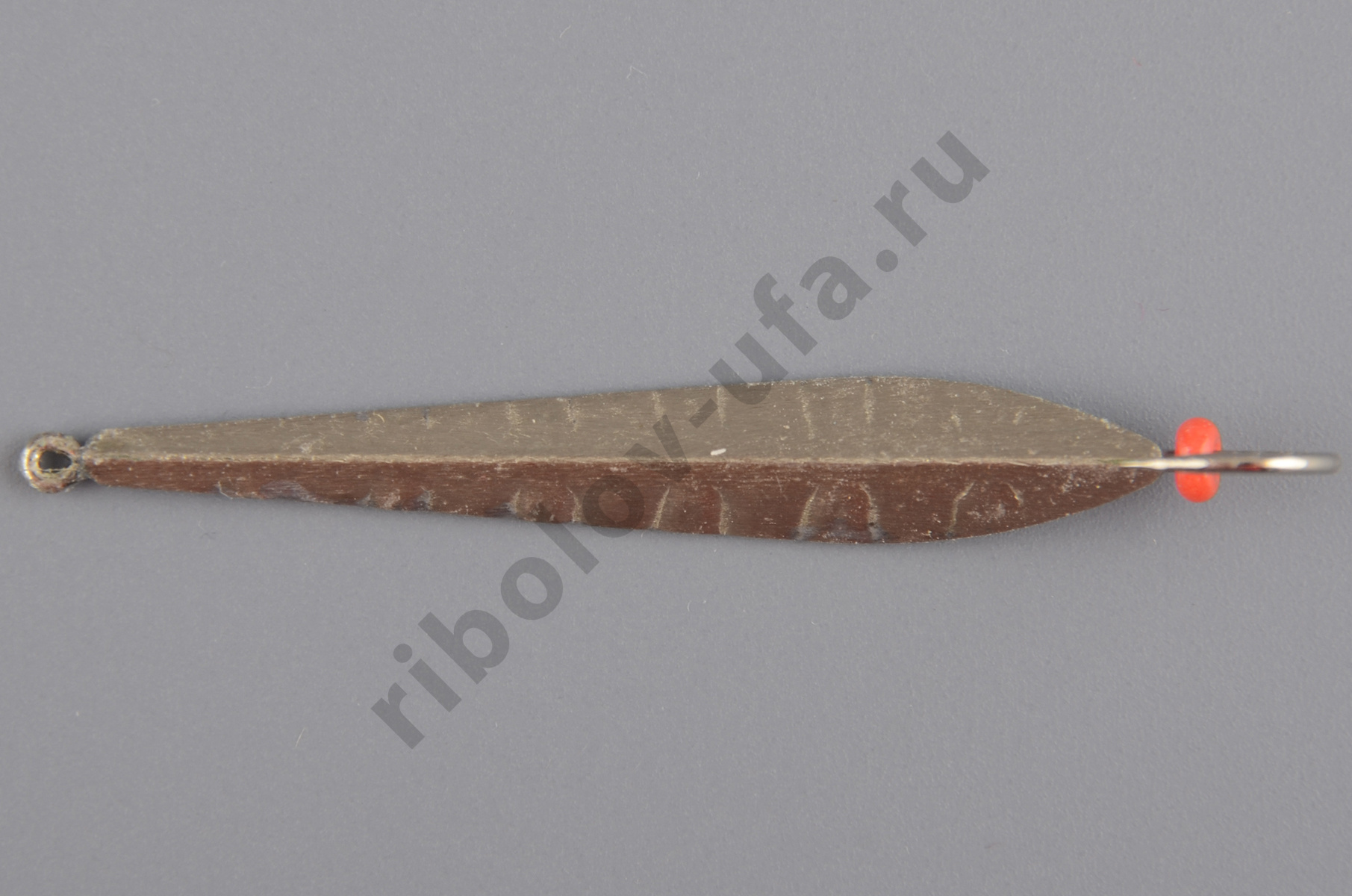 Блесна Курганская №28 с 1-м крючком, 35мм цв. серебро