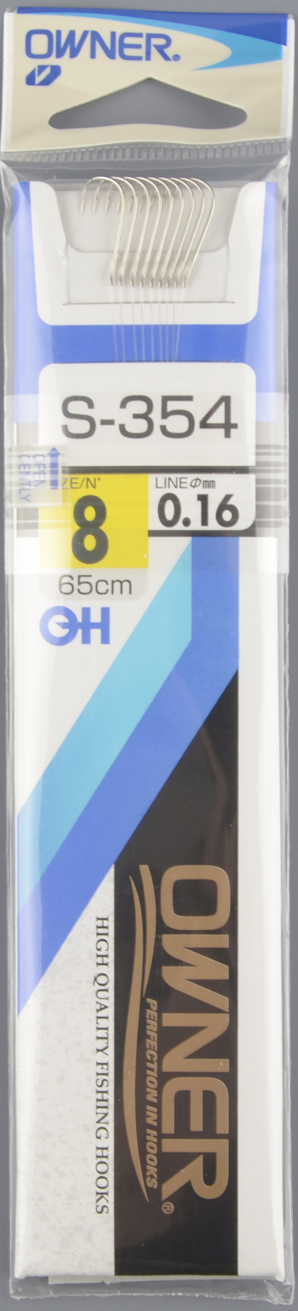 Крючок с поводком Owner S-354 №08 (50354) 0,16