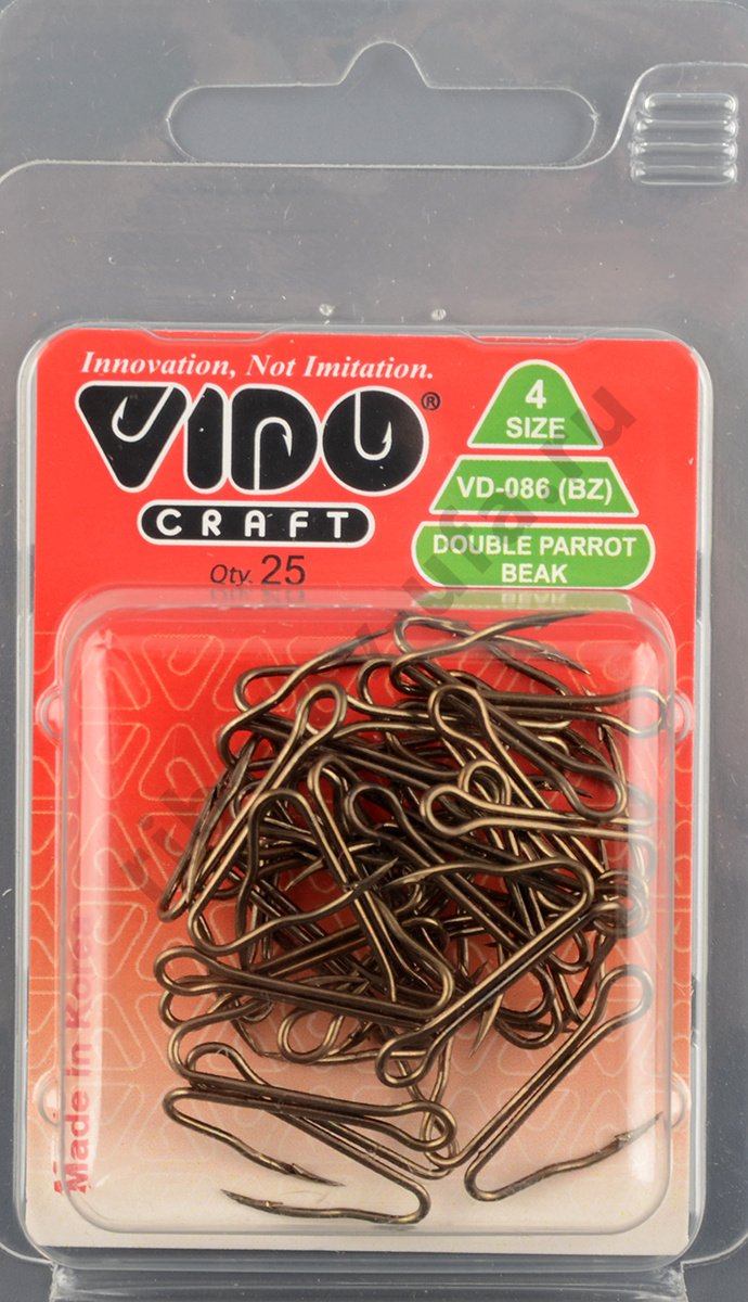 Крючок-двойник Vido Double Parrot Beak №4 BZ